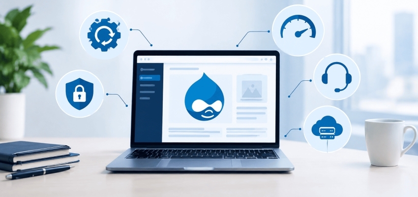 Údržba a podpora webových stránek na Drupalu